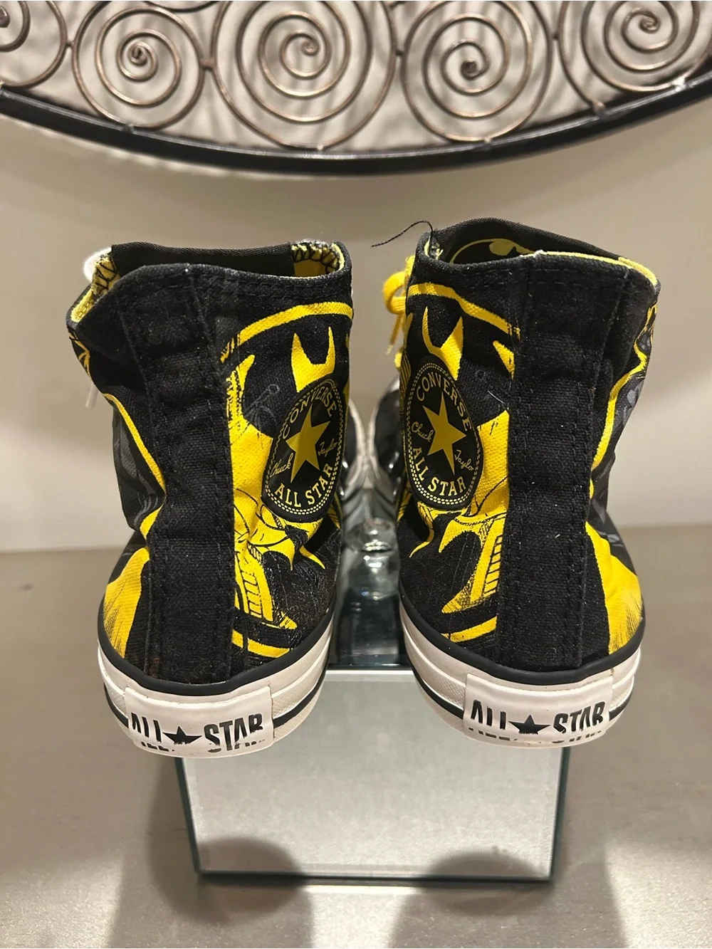 Converse Batman High Top Sneakers -  All-Star Black & Yellow
